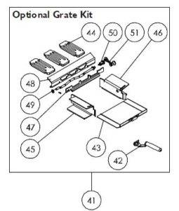 CHARNWOOD REAR GRATE SUPPORT